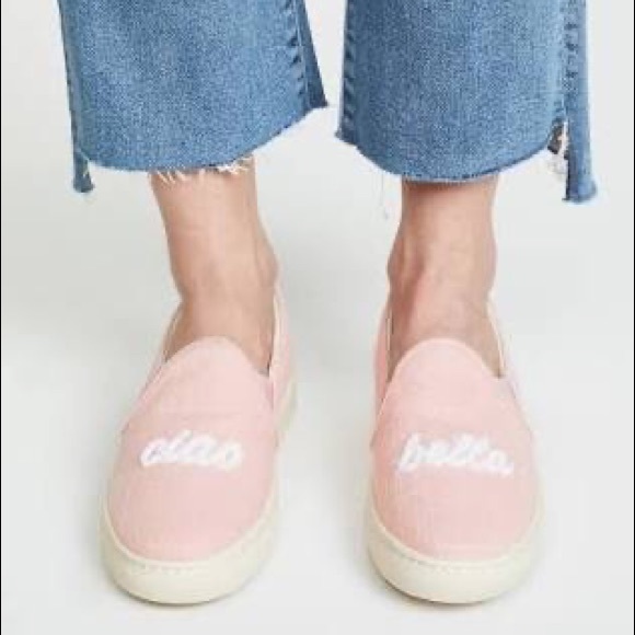 Soludos Ciao Bella pink canvas Sneaker - Picture 1 of 10